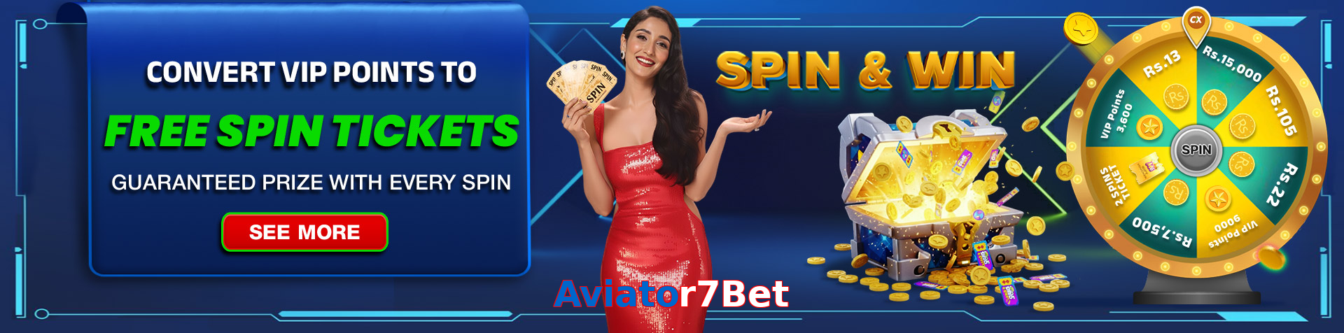 Main screen of Aviator7Bet pk page for PK players